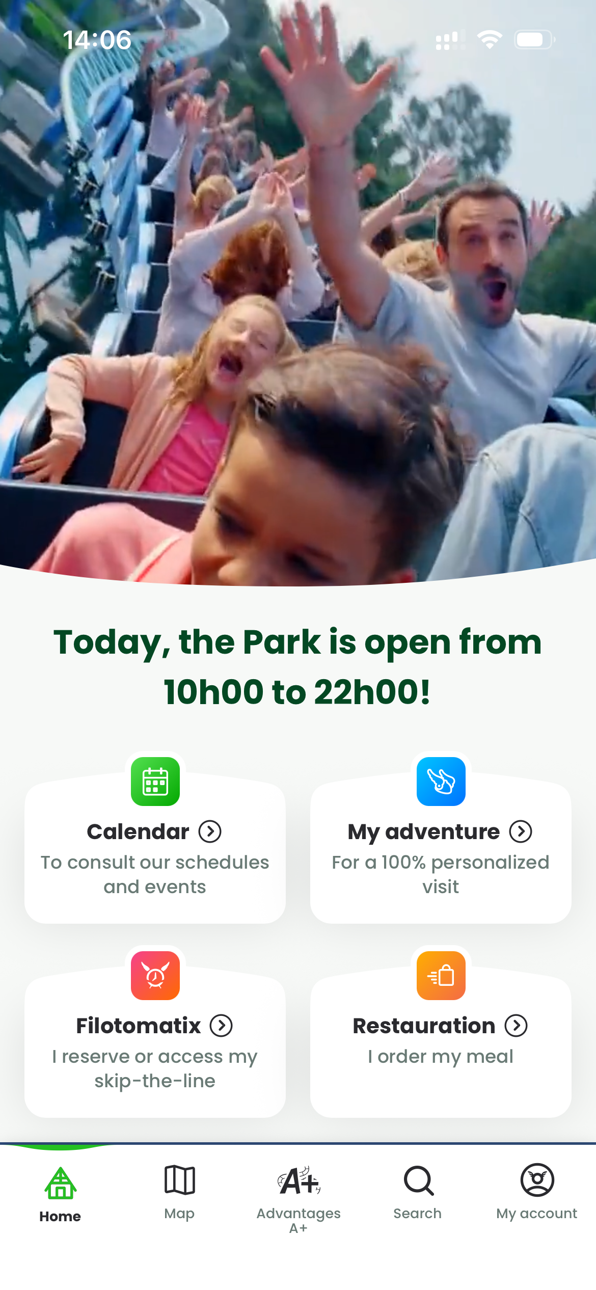 Parc Astérix mobile app